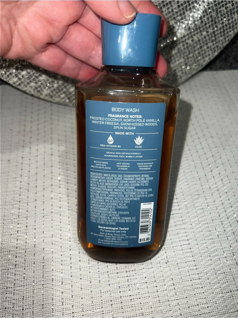 NWT Bath & Body Works Frosted Coconut Snowball Body Wash - 10 oz